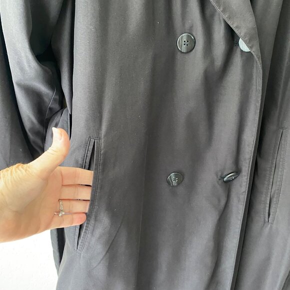 London Fog Trench Coat Womens 14 Regular Limited Edition Removable Liner Belted - Picture 7 of 11
